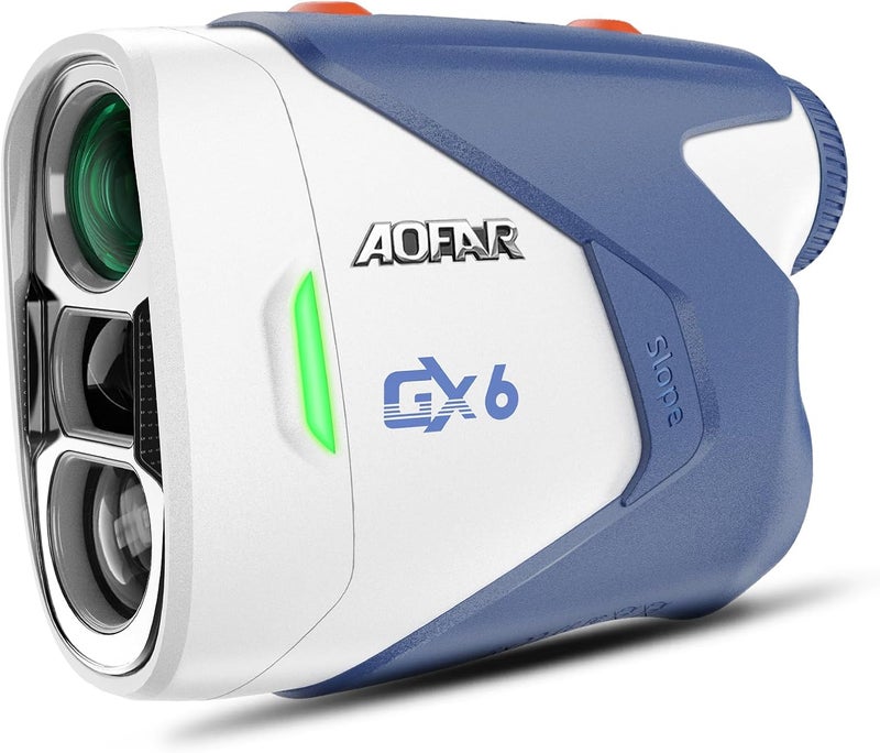 AOFAR GX6 Golf Rangefinder with Replaceable Charging Function, 1000 Yards Laser Range Finder, Flag Pole Locking Vibration, Slope Compensation,7X Magnification Rangefinder with Magnet - Image 1